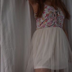 Floral short dress